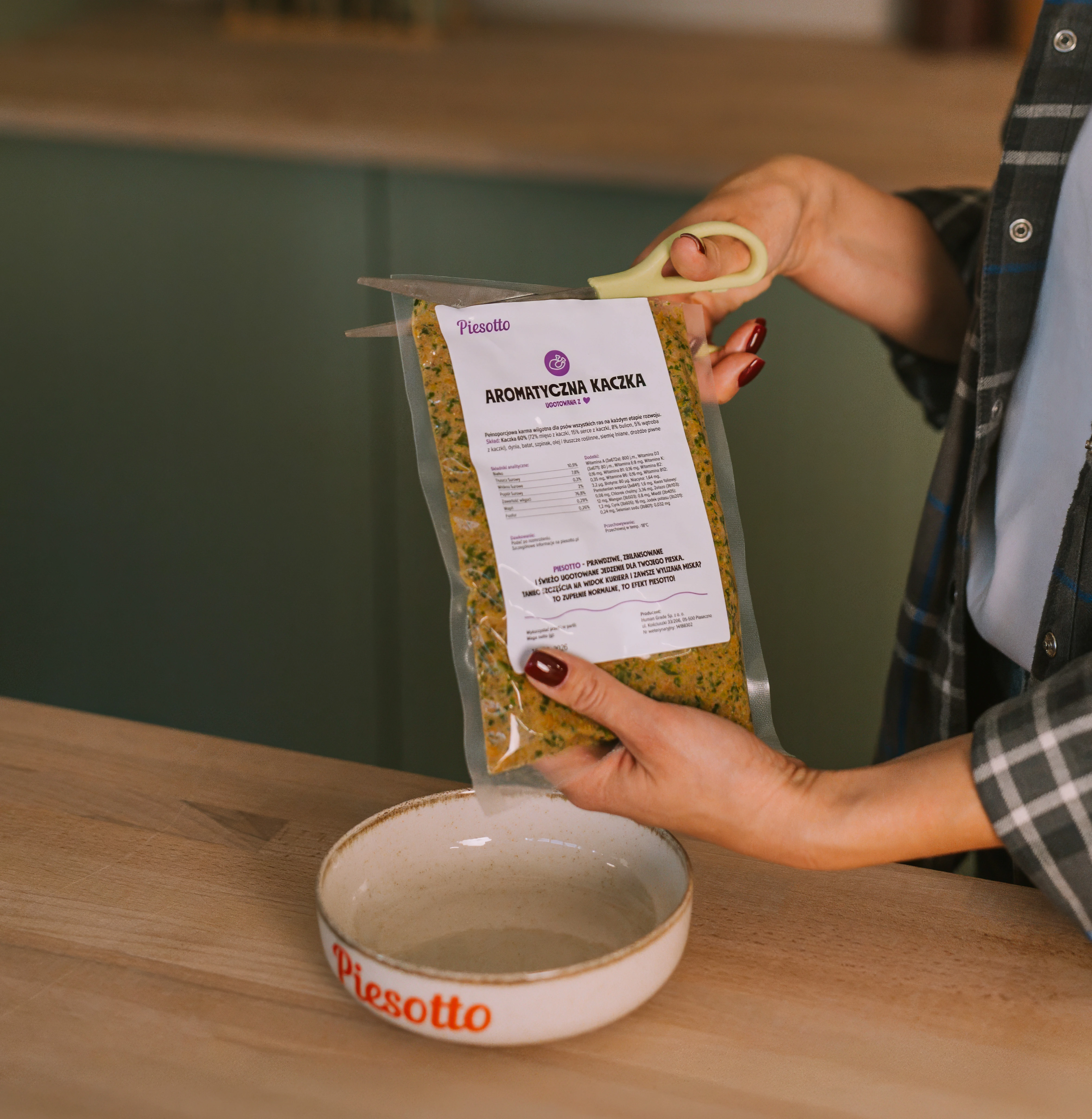 Saszetka z jedzeniem dla psa